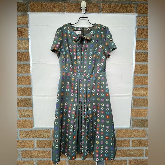 Maison common silk midi dress size 38/6 - Picture 1 of 14